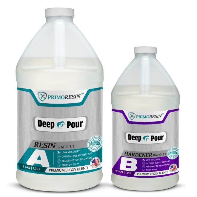 Primo Resin Deep Pour, Table Top & Bar and Arts & Crafts epoxy kit